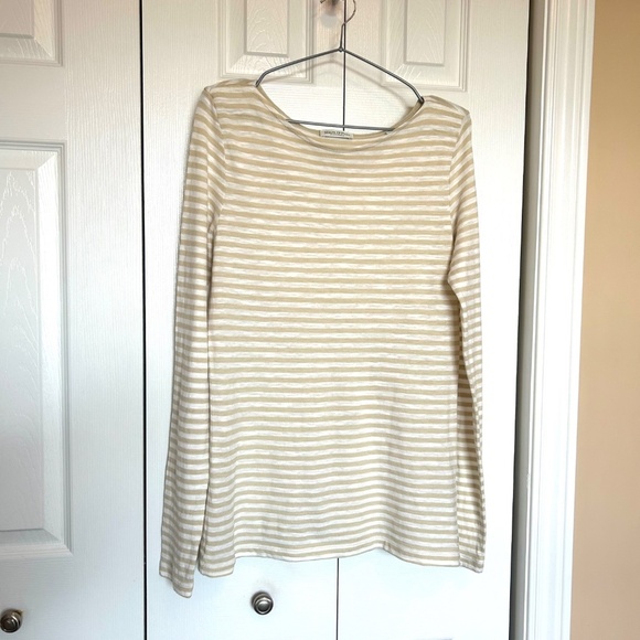 Marc O’Polo Essential Stripe Long Sleeve Organic Cotton Boat Neck T-Shirt Size M - Picture 4 of 14